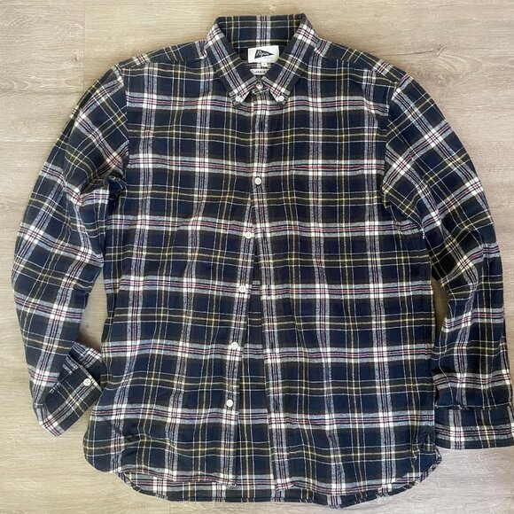 Men's Pilgrim Surf & Supply cotton long sleeve button down - Picture 1 of 2